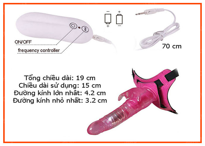 Small Strap-On Hollow Dildo for Gay Couples Durable Design