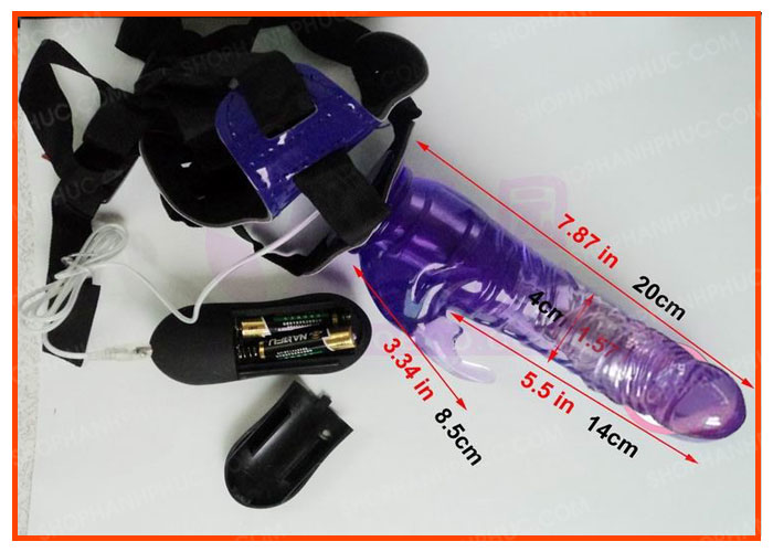 Small Strap-On Hollow Dildo for Gay Couples Durable Design