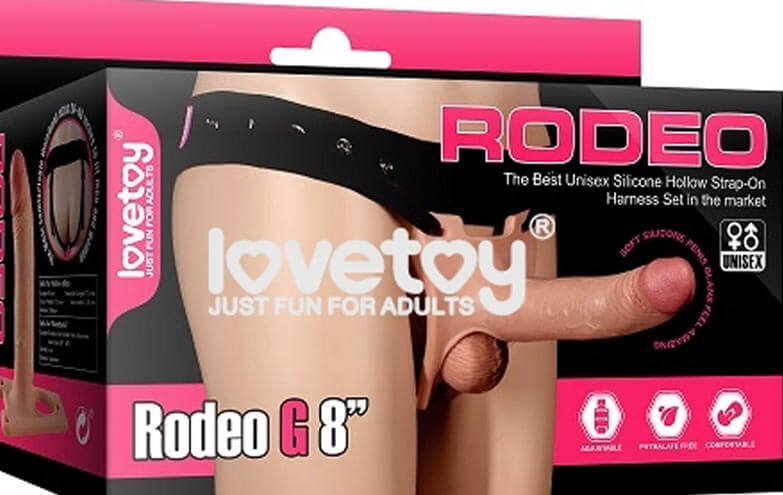 Rodeo G8 Realistic Strap-On Dildo Multi-Size Lightweight