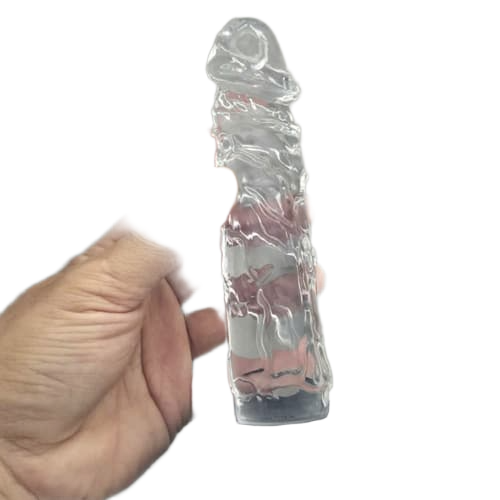 Dương vật giả dây đeo silicon y tế màu da trong suốt 