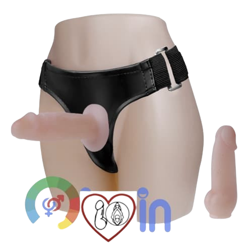 Dương vật giả dây đeo Les Baile Jessica silicon y tế mượt kích thích điểm G 