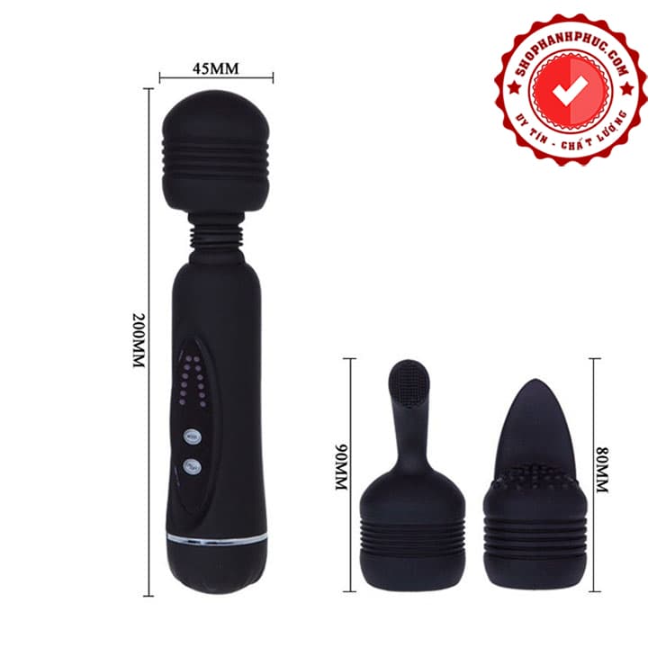 Magical Plack chày rung 3 đầu mát xa vùng nhạy cảm kích thích đa điểm