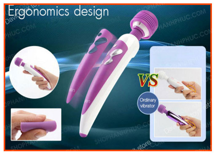 Chày rung đa điểm silicon siêu rung 3 màu kích thích cực đã Nhật