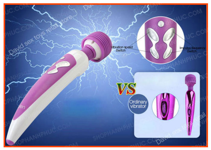 Chày rung đa điểm silicon siêu rung 3 màu kích thích cực đã Nhật