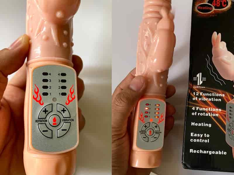 Dương Vật Giả KyMoSu Rung Gai Tỏa Nhiệt Cao Cấp SHP889