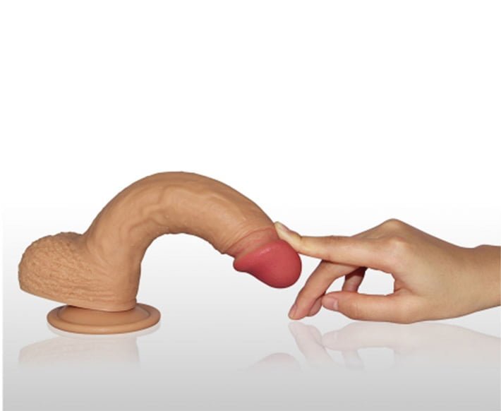 Dương Vật Giả Hít Tường SHP592 Siêu Mềm Kích Thích Tận Tâm