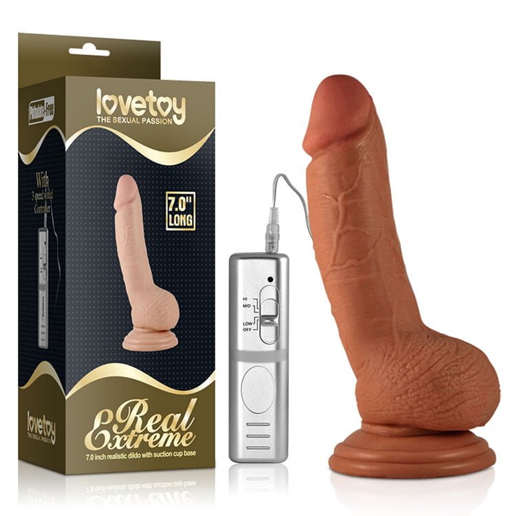 LoveKisu dương vật giả gắn tường silicon siêu rung cao cấp Nhật