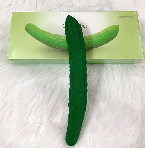 Dương Vật Giả Dưa Leo SHP918 Silicon Rung Mini Kích Thích