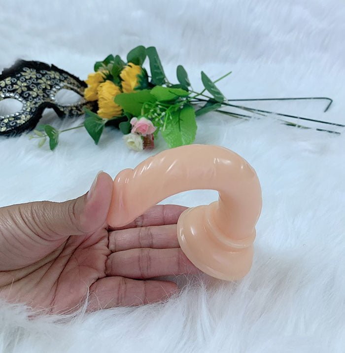 Dương vật giả hít tường mini nhỏ gọn chất liệu ABS silicon