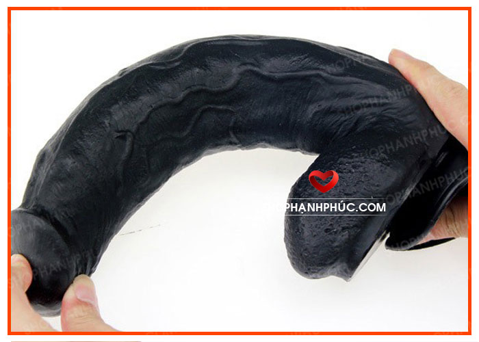Dương Vật Giả Hít Tường Da Đen Size Lớn Mạnh Mẽ SHP336