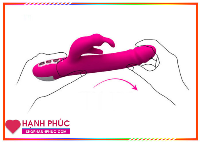 Dương vật giả đa năng đa tần sóng rung bảo hành 1 năm chính hãng