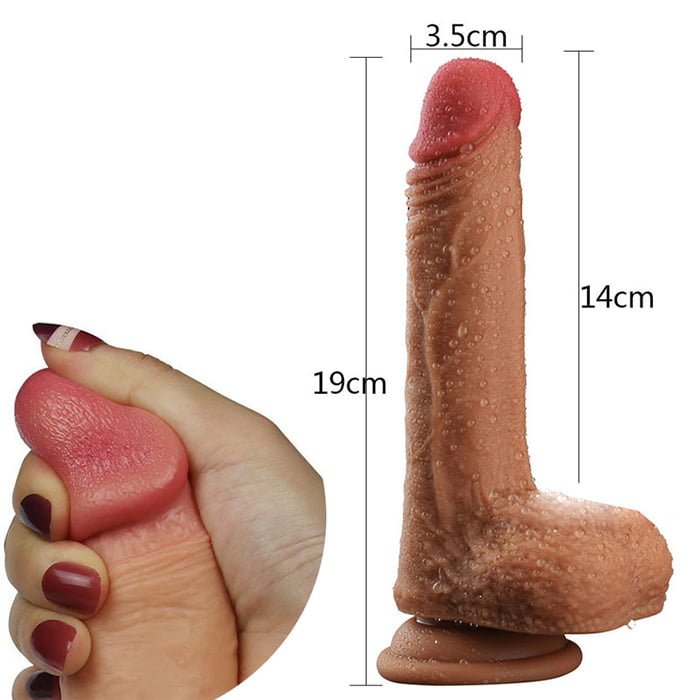 Dương Vật Giả Dính Tường 18CM Siêu Thật SHP560 Giá Tốt