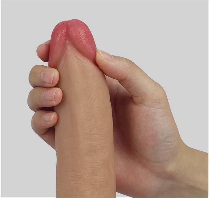Dương Vật Giả Dán Tường 18CM Siêu Thật SHP560 Cho Nam Giới