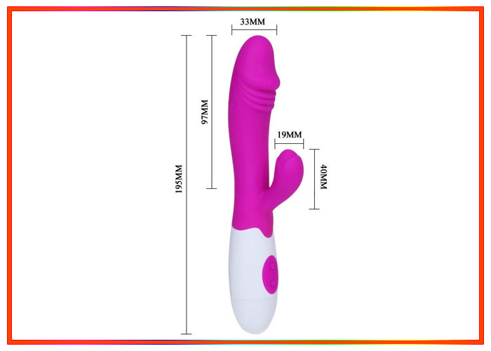 Đồ chơi dương vật giả rung nhỏ cho nữ nhiều chế độ massage điểm G