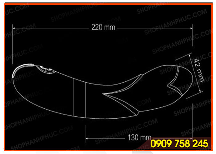 Dương vật giả cao cấp SHP425 giải tỏa sinh lý nữ an toàn bền