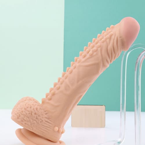 Dương vật giả gai YEAIN Enduro Blaster silicon y tế mềm mịn đế hít tường