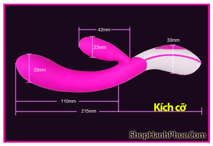 Dương Vật Giả Đa Năng Pretty SHP125 12 Chế Độ Rung Cao Cấp