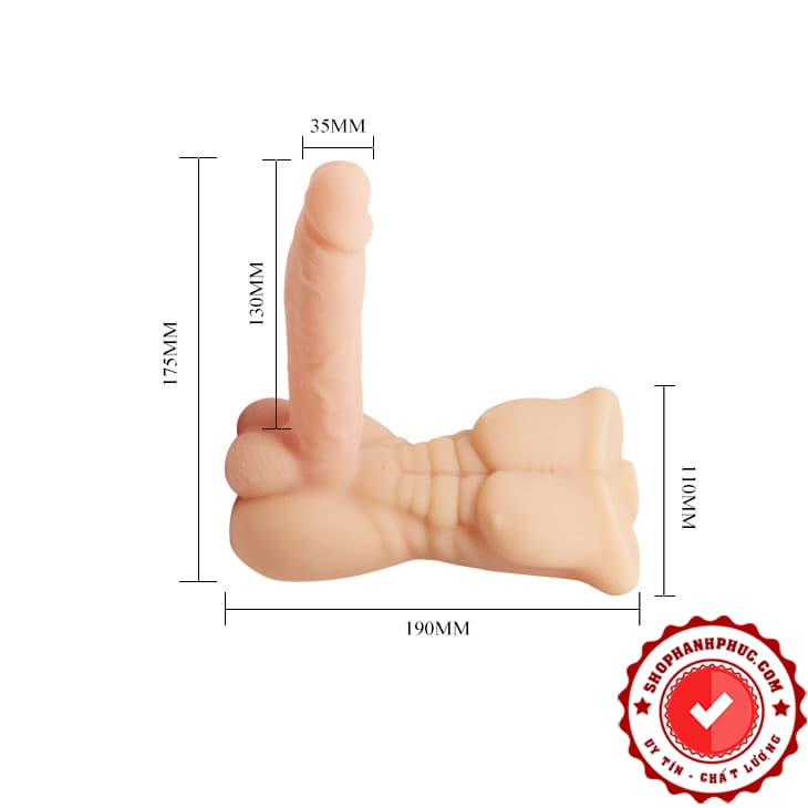 Beckhan Silicon Cu Giả Rung Gắn Thân Hình 6 Múi SHP1173 Chất Lượng Cao