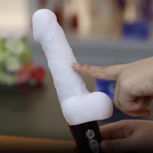 Dương vật giả Boss Fair Dick rung xoay mềm mịn Nhật Bản, kích thích cực đã