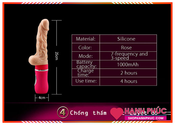 Dương Vật Giả Tự Động Rung Thụt Tỏa Nhiệt HOT 2019 Mua Ngay