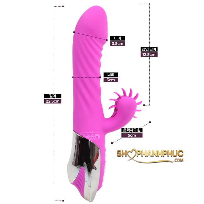 Leten Wheel Thrusting Dương Vật Giả Rung Thụt Liếm Cao Cấp