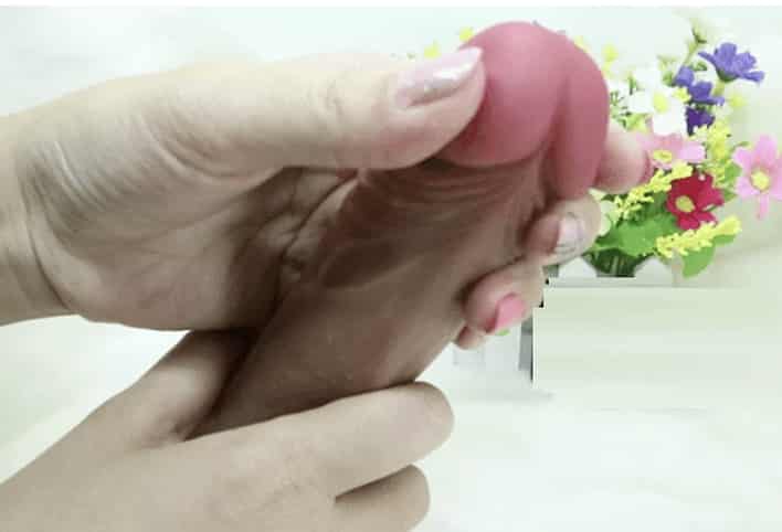 Dương giả gắn tường không rung Baile silicon y tế mềm mại