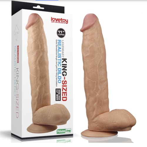 Chim Giả Khủng Bự Mạnh Mẽ Silicon Y Tế Đế Xoay 360 Độ SHP1446