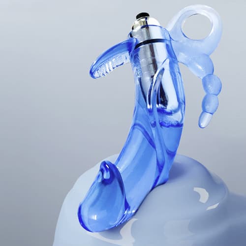 Dương vật giả mini rung kích thích kép âm đạo hậu môn Baile Nhật