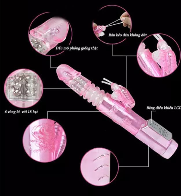 Đồ chơi tình dục rung ngoáy thụt kích thích kép SHP111 giá tốt