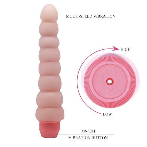 Dương vật giả hậu môn silicon y tế 8 chế độ rung Nhật Bản 