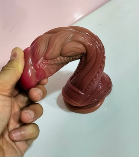SHP1350 Monkey Skin Realistic Dildo With Suction Base 29cm