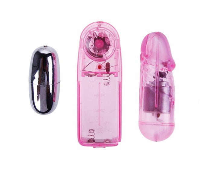Trứng rung tình yêu 2 đầu inox mini đa chế độ siêu sướng
