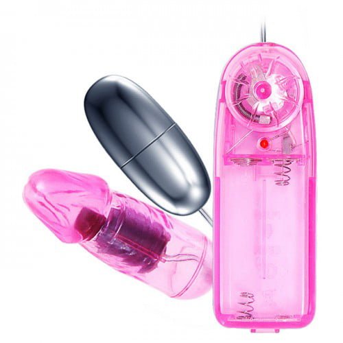 Trứng rung tình yêu 2 đầu inox mini đa chế độ siêu sướng
