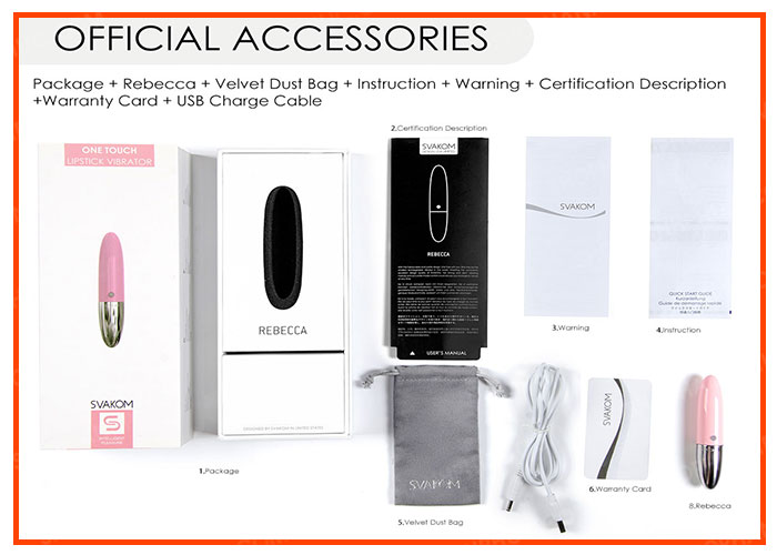 Bút que rung Svakom 50 cấp độ silicon mềm kích thích cực khoái