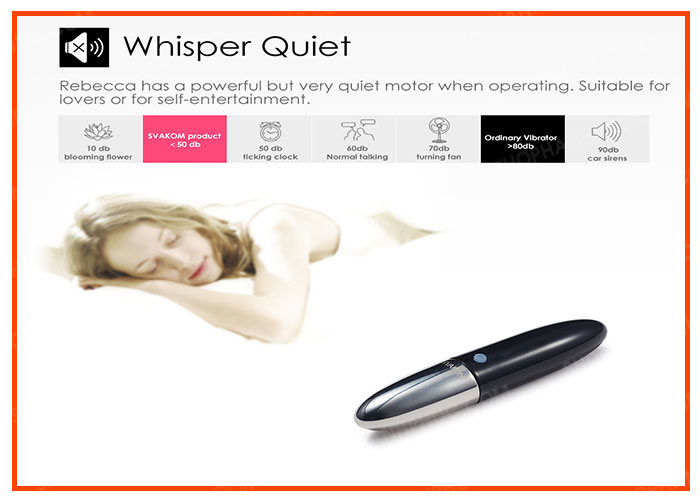 Bút que rung Svakom 50 cấp độ silicon mềm kích thích cực khoái