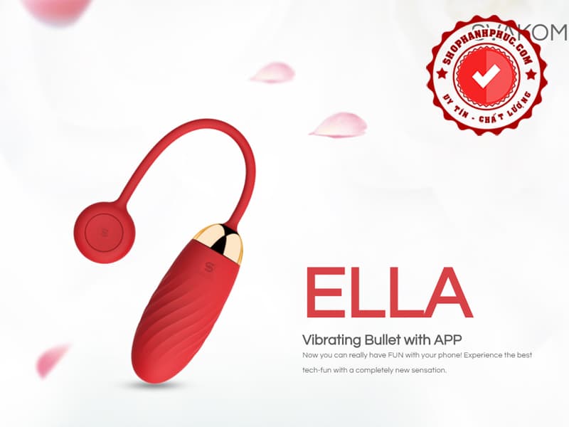 Trứng Rung Svakom Ella Cao Cấp Không Dây Siêu Hiện Đại Cho Nữ