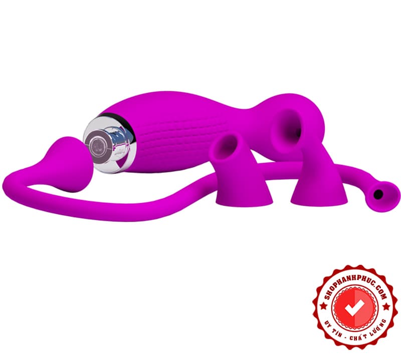 Romace Vibro máy rung mút kích thích âm hộ 3 trong 1