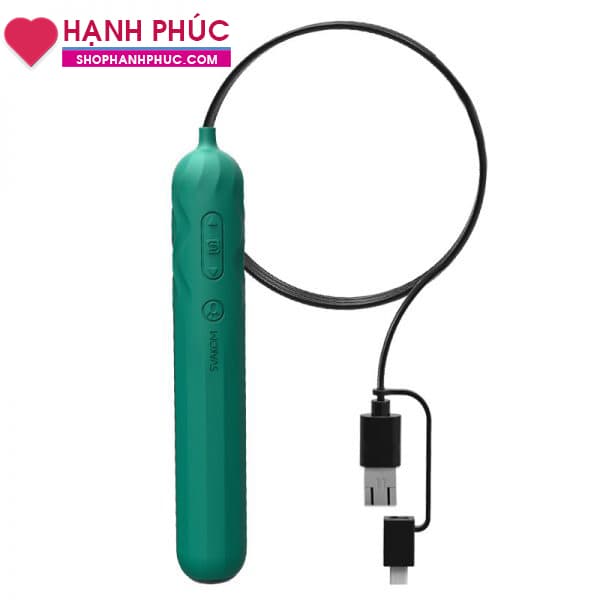 Máy rung điểm G Svakom Siime Plus silicon cao cấp 15.6cm 12 chế độ rung