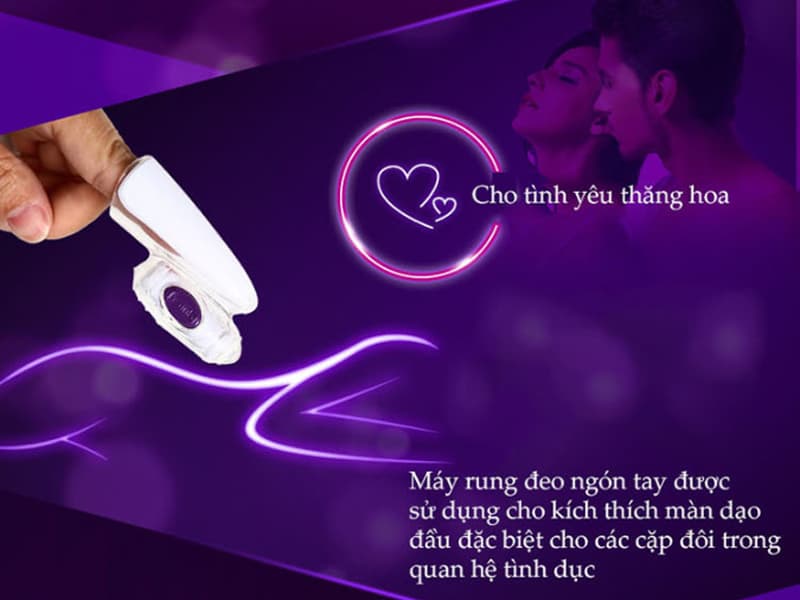 Máy rung đeo ngón tay mini Durex Play SHP1036 siêu hấp dẫn