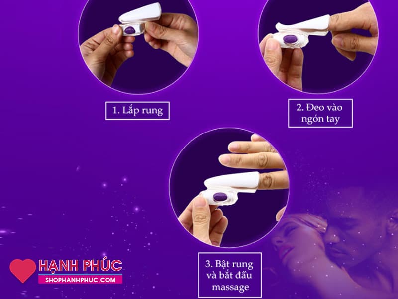 Máy rung đeo ngón tay mini Durex Play SHP1036 siêu hấp dẫn