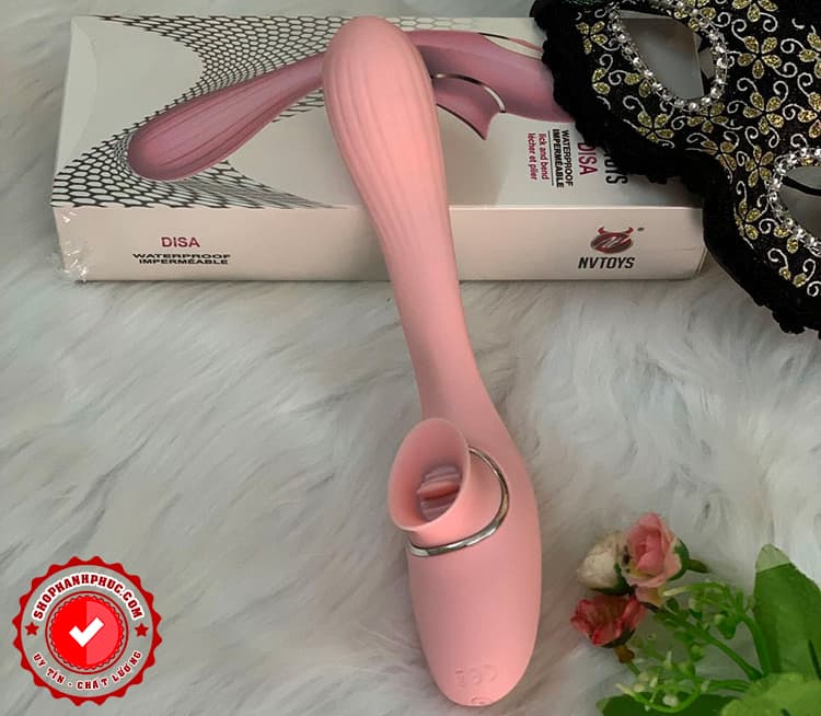 Disa Oralsex máy rung uốn cong cao cấp đa chức năng