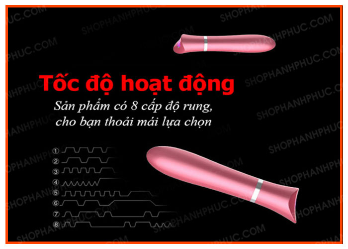 Trứng Rung Crown EVA 8 Cấp Đầy Mạnh Mẽ Kích Thích Tận Hưởng