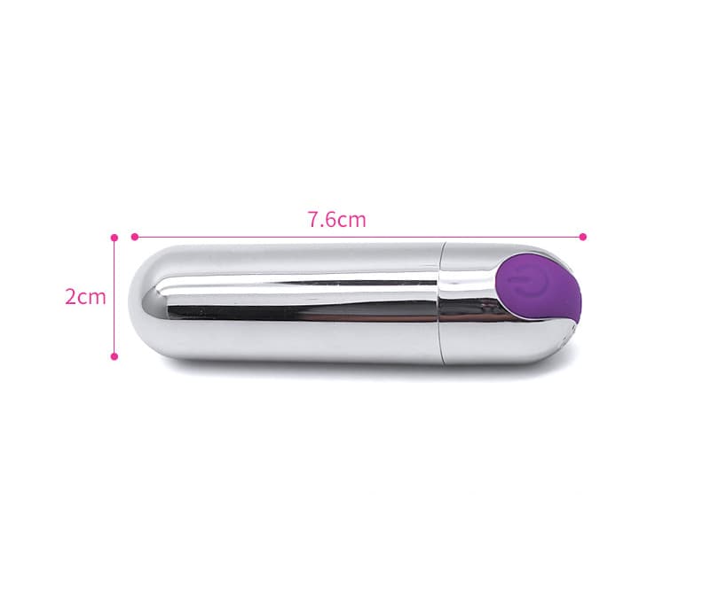 Trứng rung thỏi son lybaile inox silicon 10 cấp độ rung