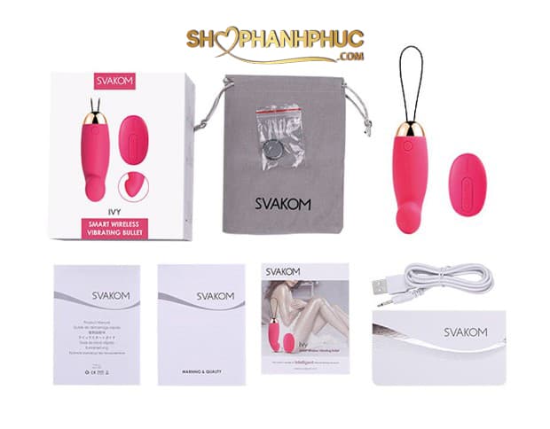 SVAKOM Ivy Đồ Chơi Massage Tình Yêu Phái Đẹp Chất Lượng Cao