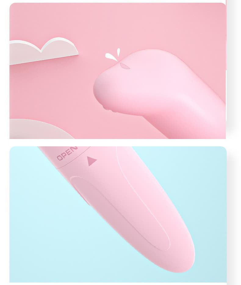 Máy rung cá heo mini đầu gai màu hồng SHP1223 tần số mạnh cao cấp