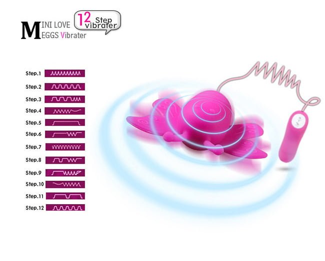 Bướm Rung ButterFly SHP1212 Nhật Bản Rung Mạnh Đa Chức Năng