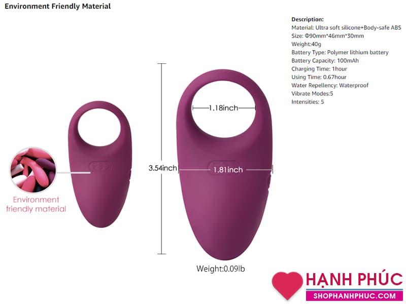  Cửa hàng bán Winne-S Vòng Rung Cao Cấp Số 1 USA Lộ Diện - VD11 cao cấp