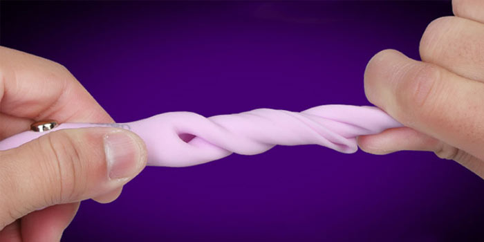 Leten G-Spot Ring Vibrator With Tongue Licking Strap