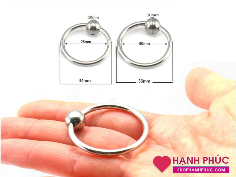 Vòng inox 12 bi đeo tăng kích thích mạnh Vòng inox 12 bi đeo tăng kích thích mạnh