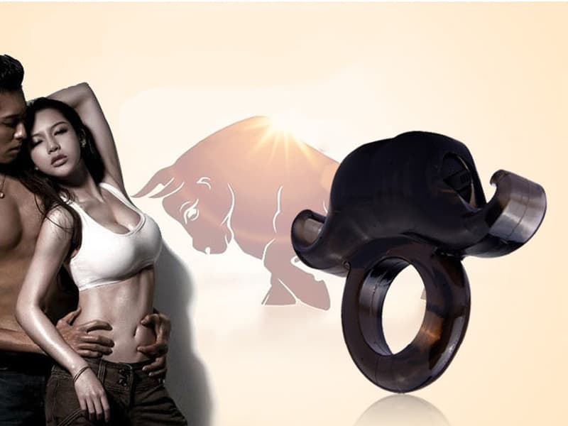 Nhẫn rung Gaur Black thiết kế mạnh mẽ kích thích Nhẫn rung Gaur Black thiết kế mạnh mẽ kích thích